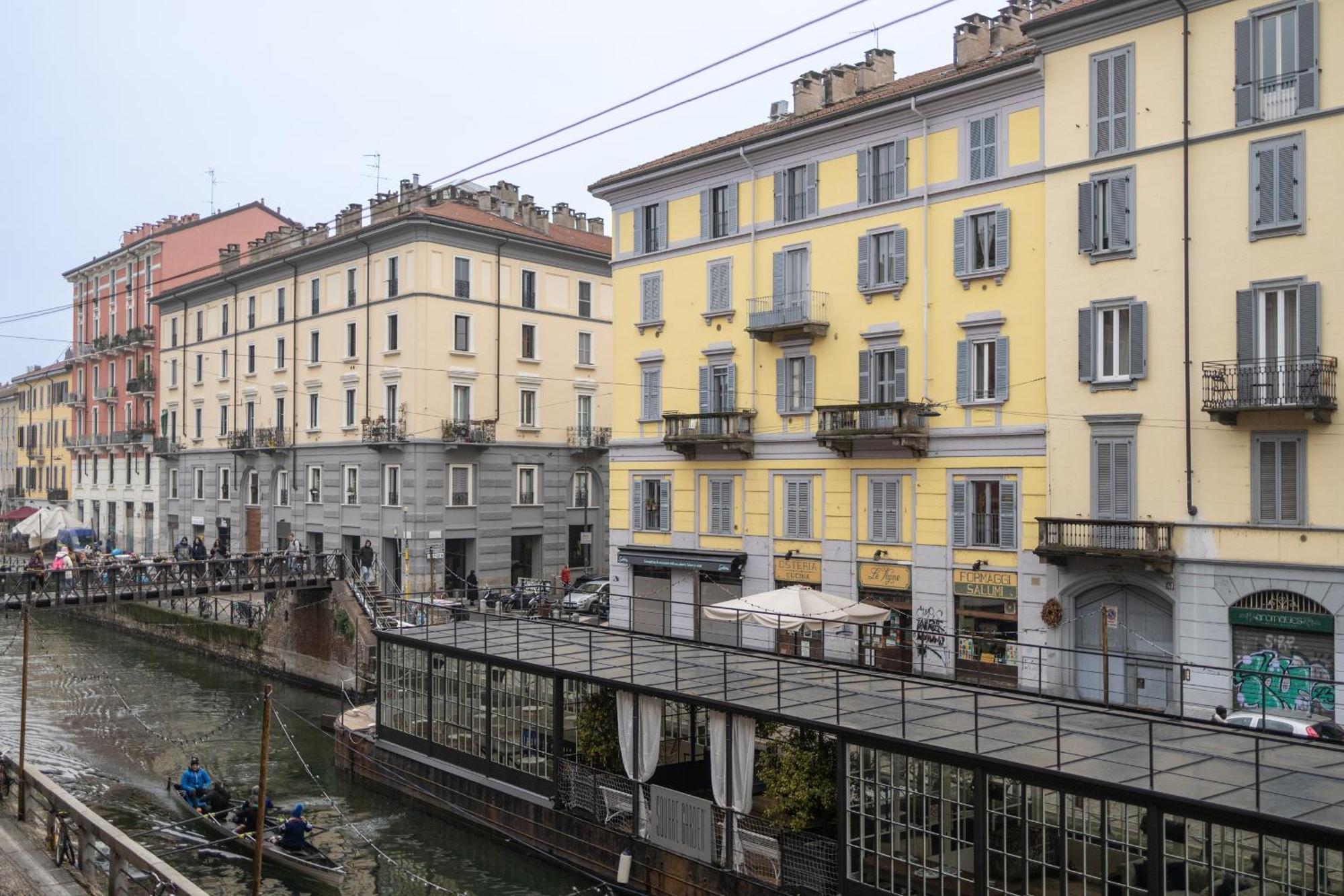 Navigli Dimora Storica Con Vista Sul Canale Milano Eksteriør bilde