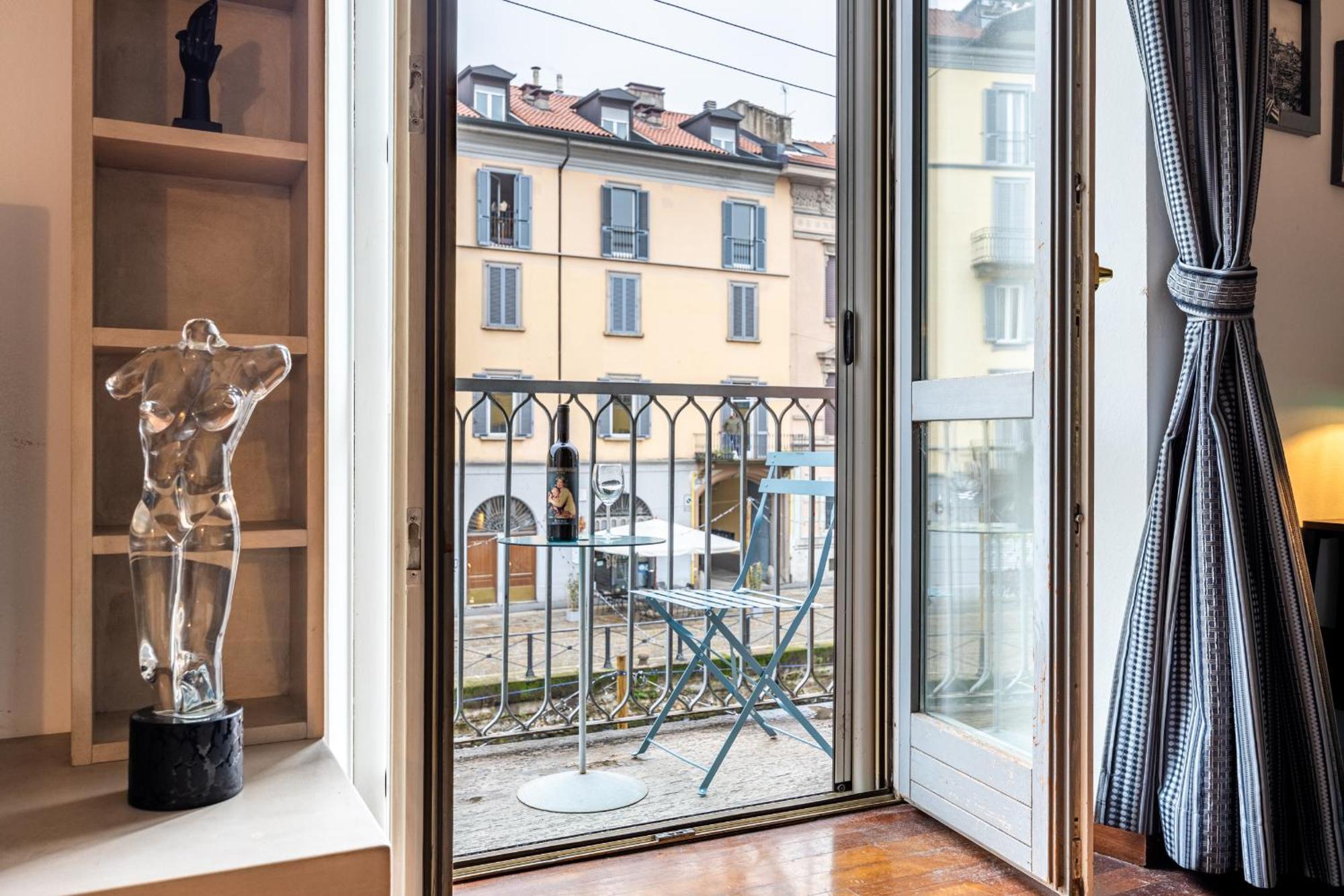 Navigli Dimora Storica Con Vista Sul Canale Milano Eksteriør bilde